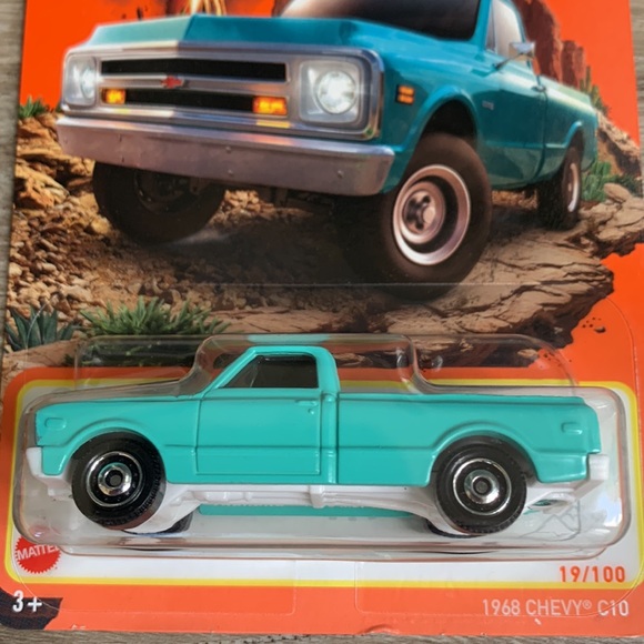 1968 Chevy C10 Matchbox Pickup Truck Chevrolet New 2024 Model MBX Collectible - Picture 2 of 5